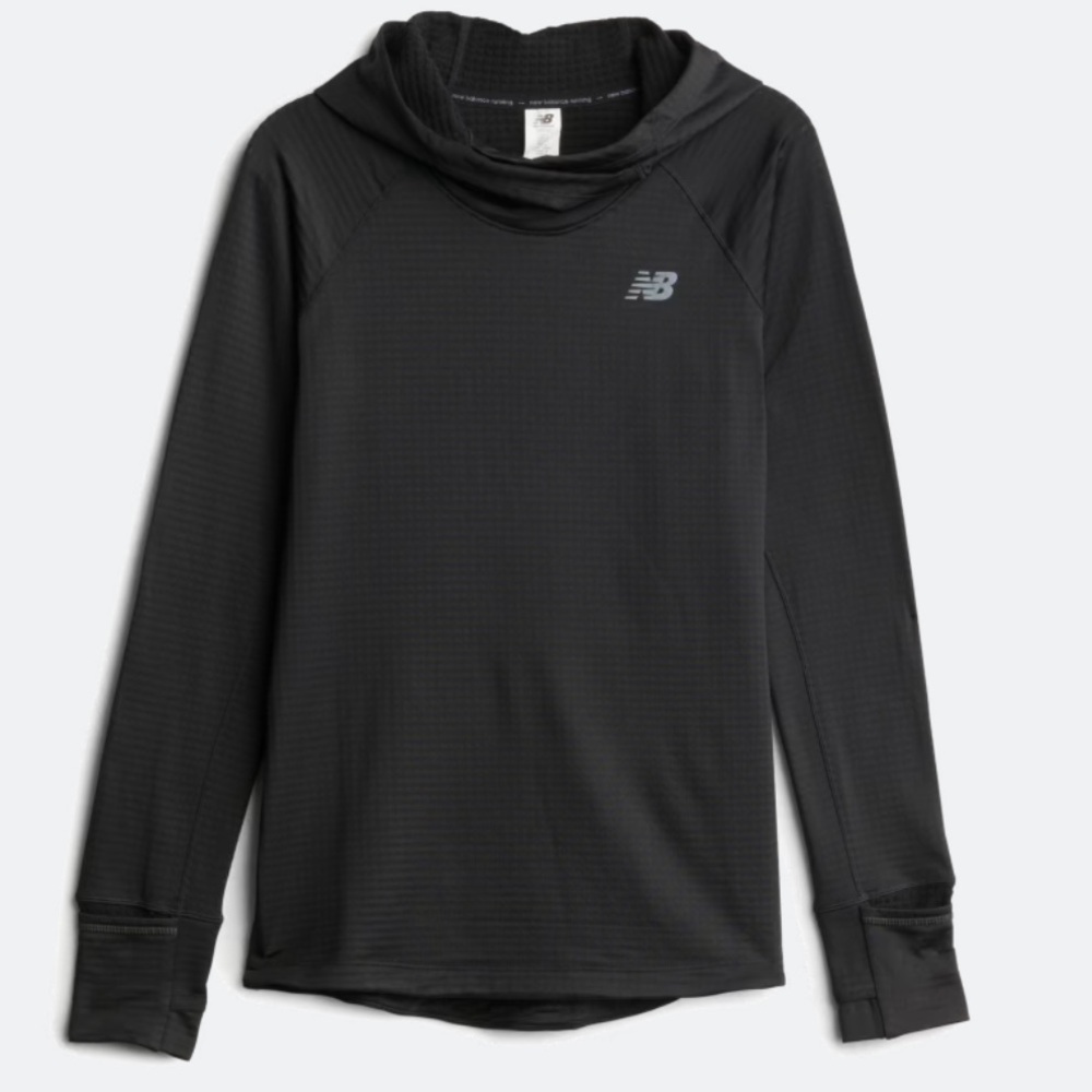 New Balance Impact Grid Performance Hoodie Black